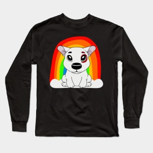 Rainbow Bullseye Team Member Dog Long Sleeve T-Shirt